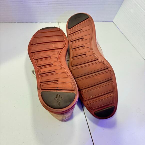 Cole HAAN OXFORDS tan suede with gum sole SZ 10
